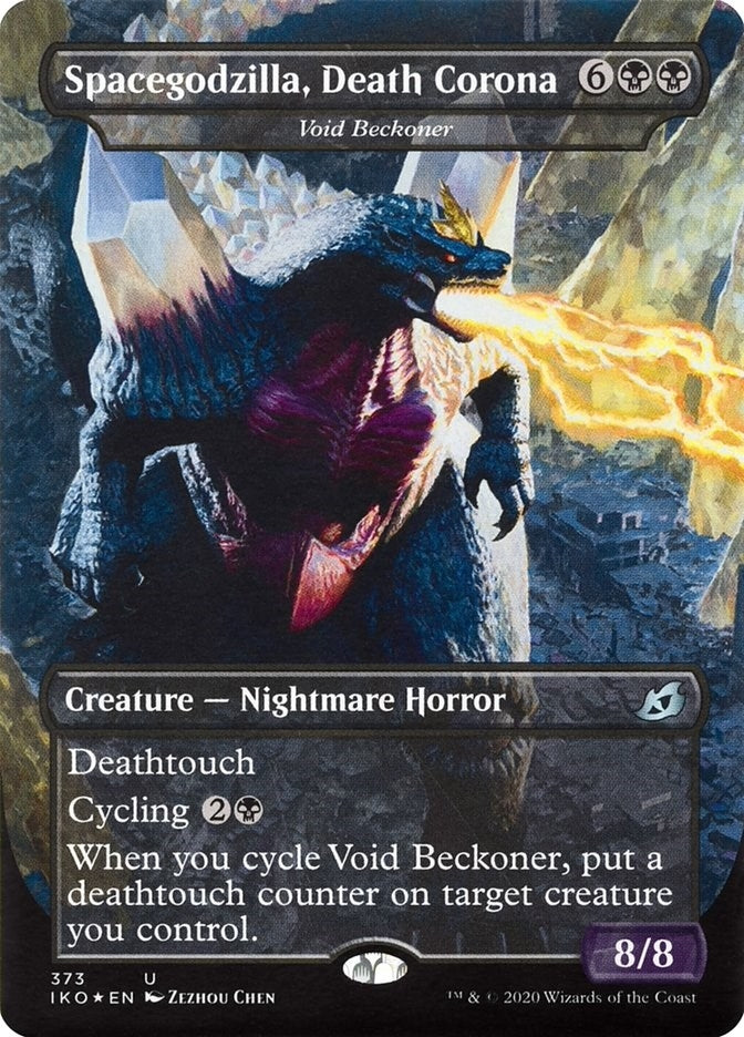 Image for Spacegodzilla, Death Corona - Void Beckoner (373) (IKO) - Magic: The Gathering