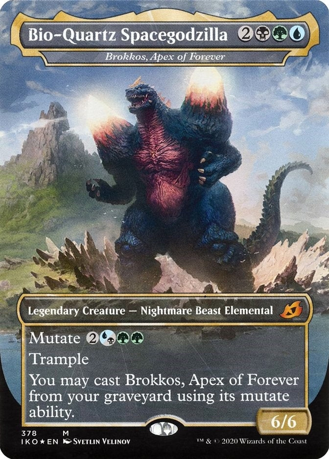 Image for Bio-Quartz Spacegodzilla - Brokkos, Apex of Forever (378) (IKO) - Magic: The Gathering