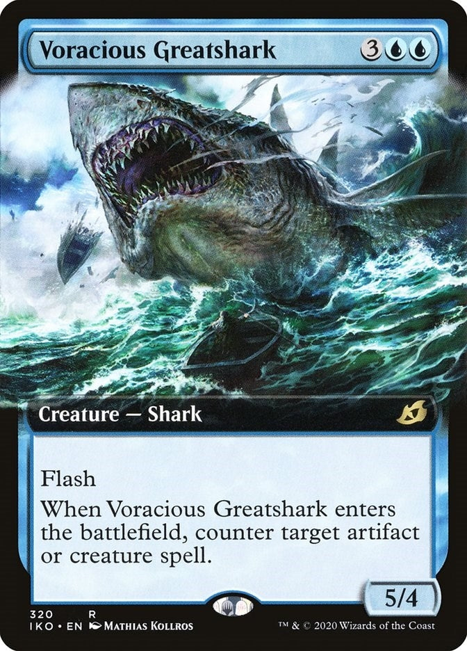 Image for Voracious Greatshark (Extended Art) (320) (Ikoria: Lair of Behemoths) - Magic: The Gathering