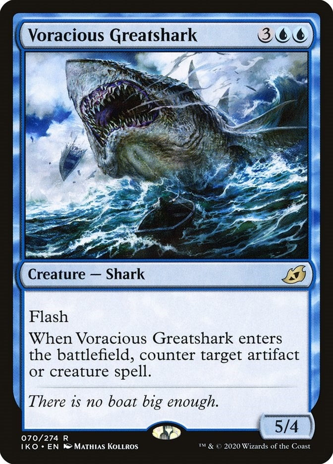 Image for Voracious Greatshark (70) (Ikoria: Lair of Behemoths) - Magic: The Gathering