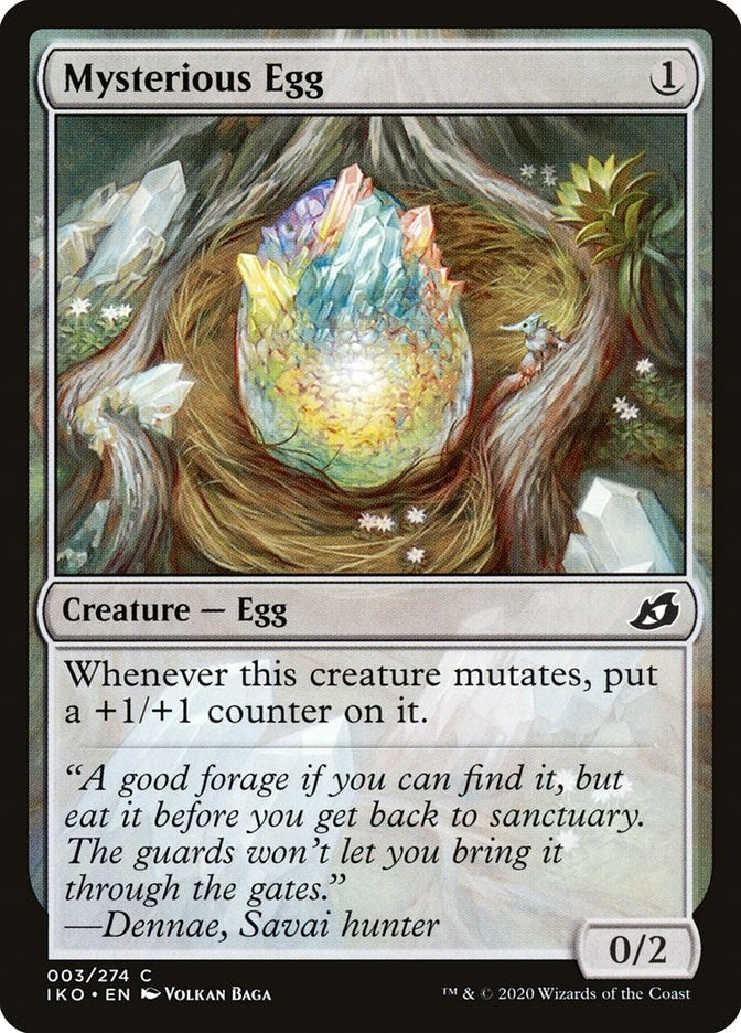 Image for Mysterious Egg (3) (Ikoria: Lair of Behemoths) - Magic: The Gathering