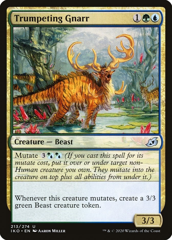 Image for Trumpeting Gnarr (213) (Ikoria: Lair of Behemoths) - Magic: The Gathering