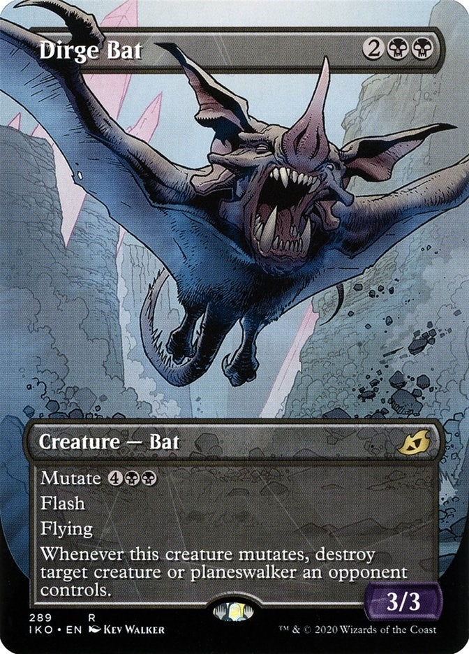 Image for Dirge Bat (Showcase) (289) (Ikoria: Lair of Behemoths) - Magic: The Gathering