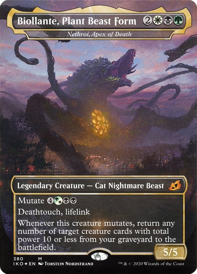 Image for Biollante, Plant Beast Form - Nethroi, Apex of Death (380) (Ikoria: Lair of Behemoths) - Magic: The Gathering