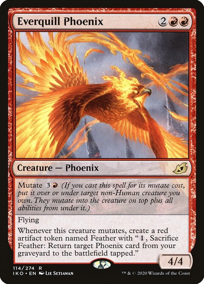 Image for Everquill Phoenix (114) (Ikoria: Lair of Behemoths) - Magic: The Gathering