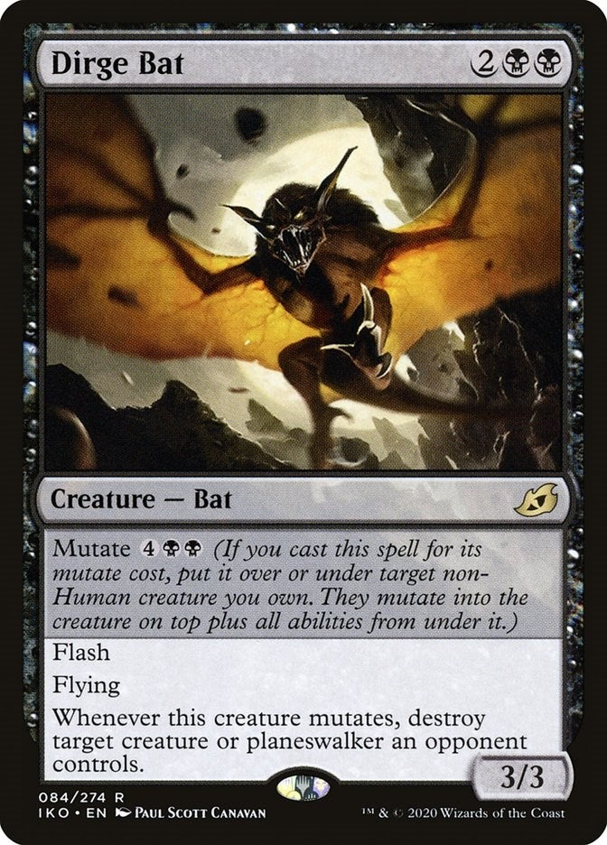 Image for Dirge Bat (84) (Ikoria: Lair of Behemoths) - Magic: The Gathering