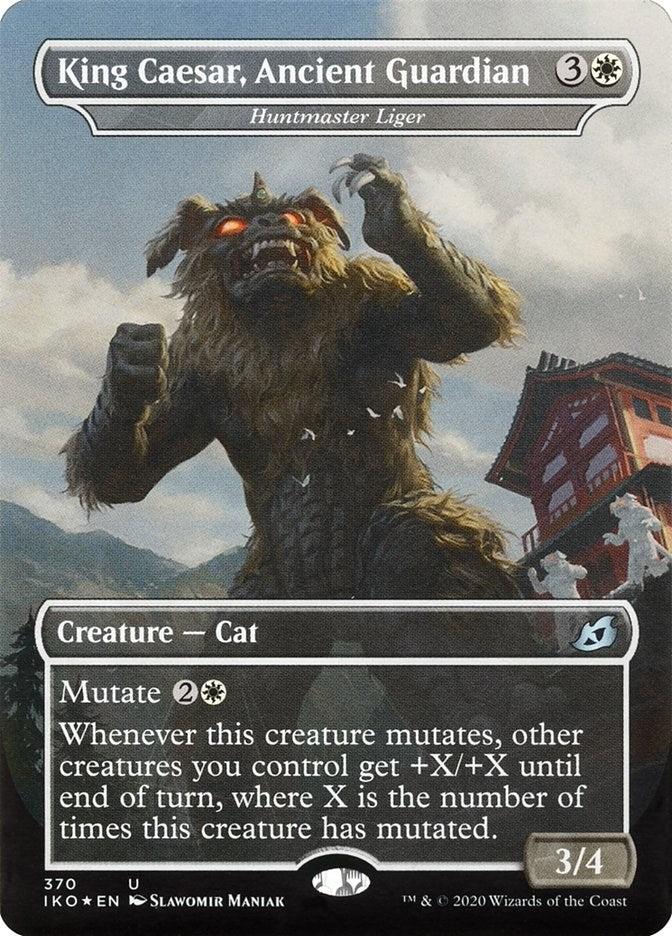 Image for King Caesar, Ancient Guardian - Huntmaster Liger (370) (Ikoria: Lair of Behemoths) - Magic: The Gathering
