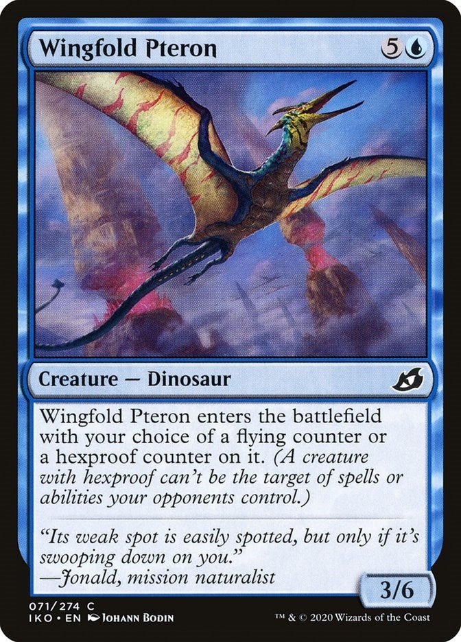 Image for Wingfold Pteron (71) (Ikoria: Lair of Behemoths) - Magic: The Gathering