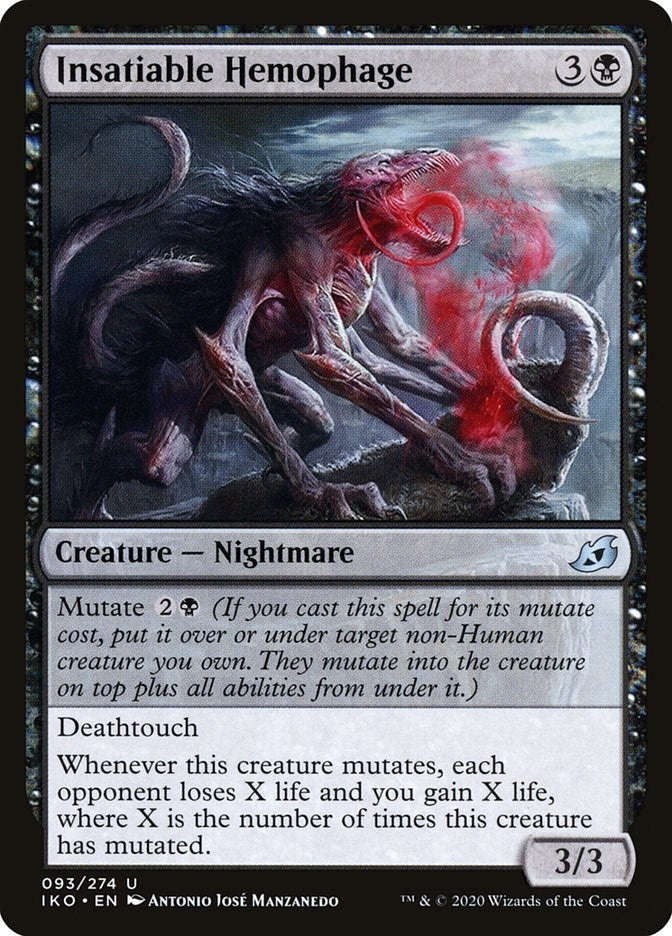 Image for Insatiable Hemophage (93) (Ikoria: Lair of Behemoths) - Magic: The Gathering