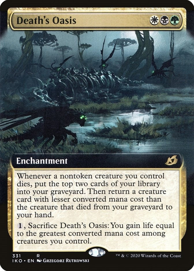 Image for Death's Oasis (Extended Art) (331) (Ikoria: Lair of Behemoths) - Magic: The Gathering