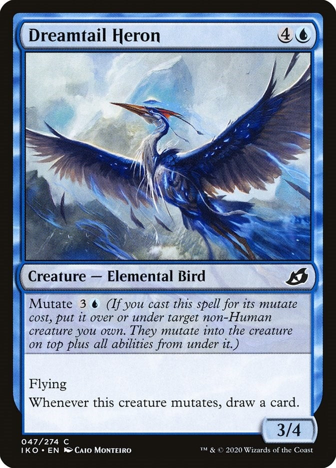 Image for Dreamtail Heron (47) (Ikoria: Lair of Behemoths) - Magic: The Gathering