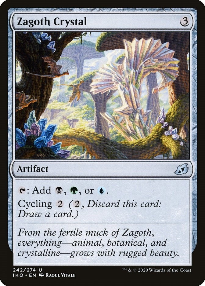 Image for Zagoth Crystal (242) (Ikoria: Lair of Behemoths) - Magic: The Gathering