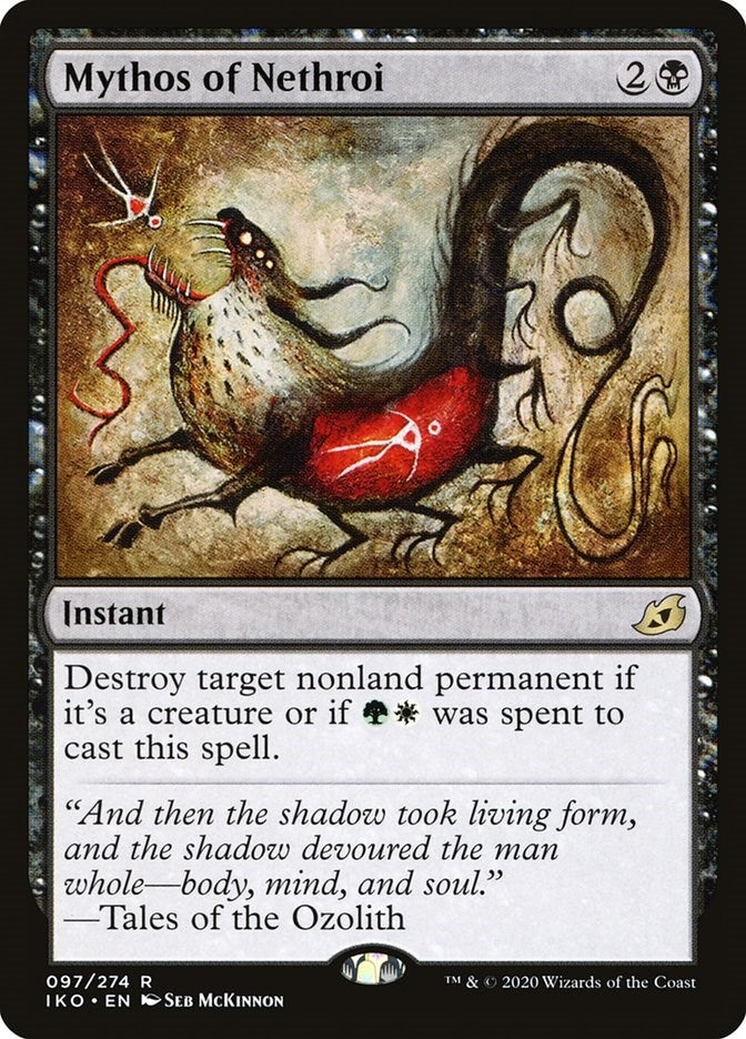 Image for Mythos of Nethroi (97) (Ikoria: Lair of Behemoths) - Magic: The Gathering