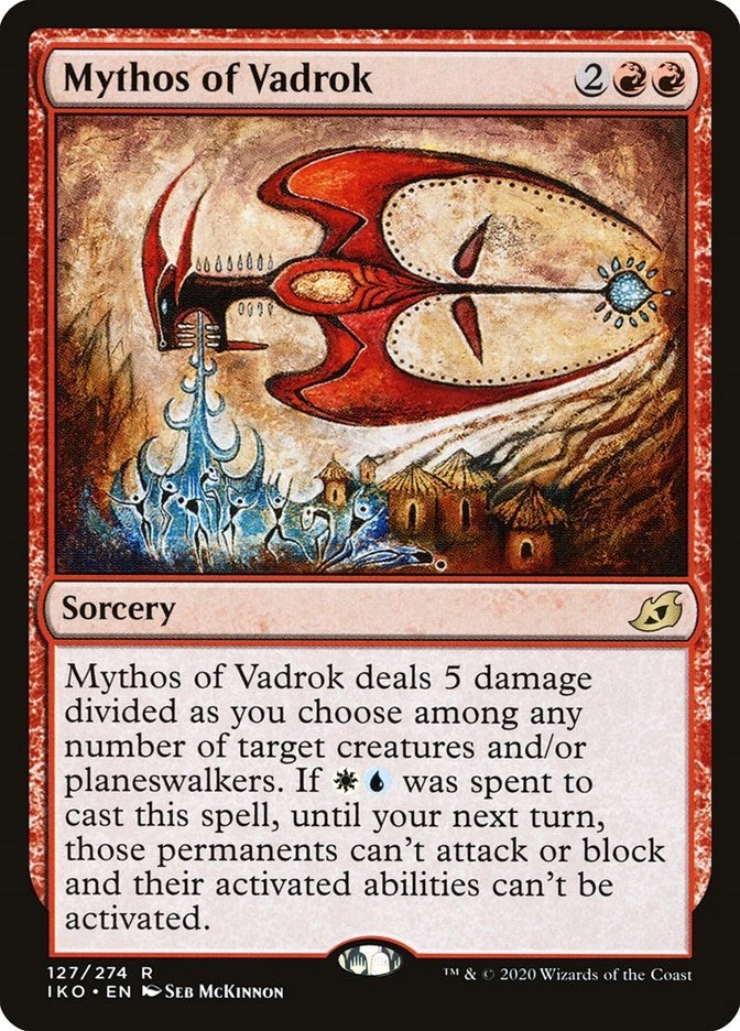 Image for Mythos of Vadrok (127) (Ikoria: Lair of Behemoths) - Magic: The Gathering