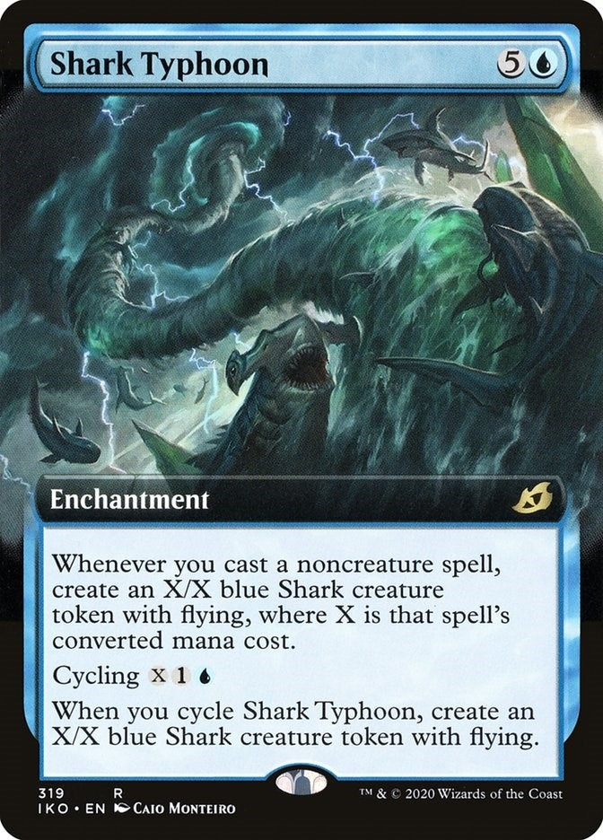 Image for Shark Typhoon (Extended Art) (319) (Ikoria: Lair of Behemoths) - Magic: The Gathering