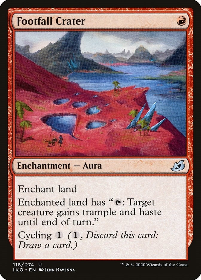 Image for Footfall Crater (118) (Ikoria: Lair of Behemoths) - Magic: The Gathering