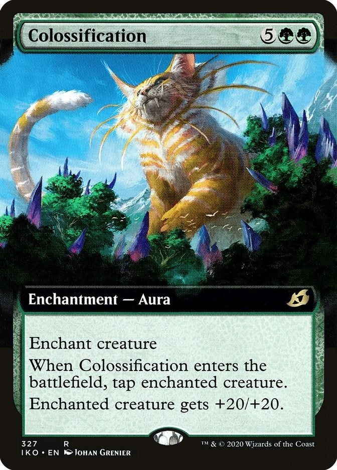 Image for Colossification (Extended Art) (327) (Ikoria: Lair of Behemoths) - Magic: The Gathering