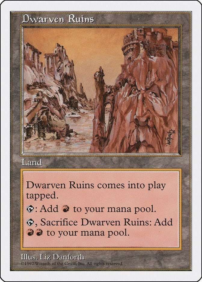 Image for Dwarven Ruins (Fifth Edition) - Magic: The Gathering
