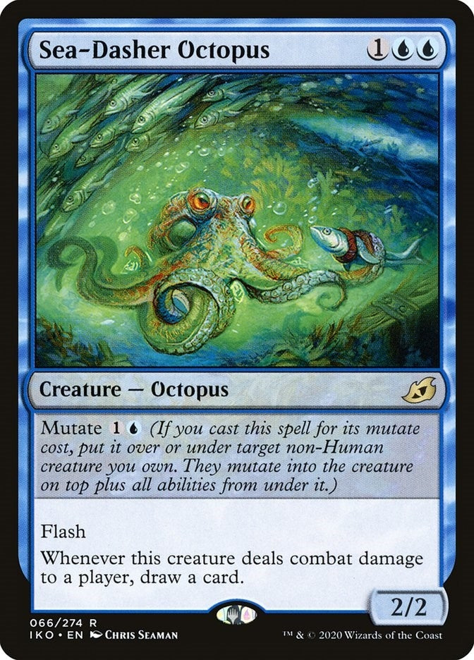 Image for Sea-Dasher Octopus (66) (Ikoria: Lair of Behemoths) - Magic: The Gathering