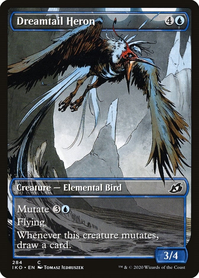 Image for Dreamtail Heron (Showcase) (284) (Ikoria: Lair of Behemoths) - Magic: The Gathering