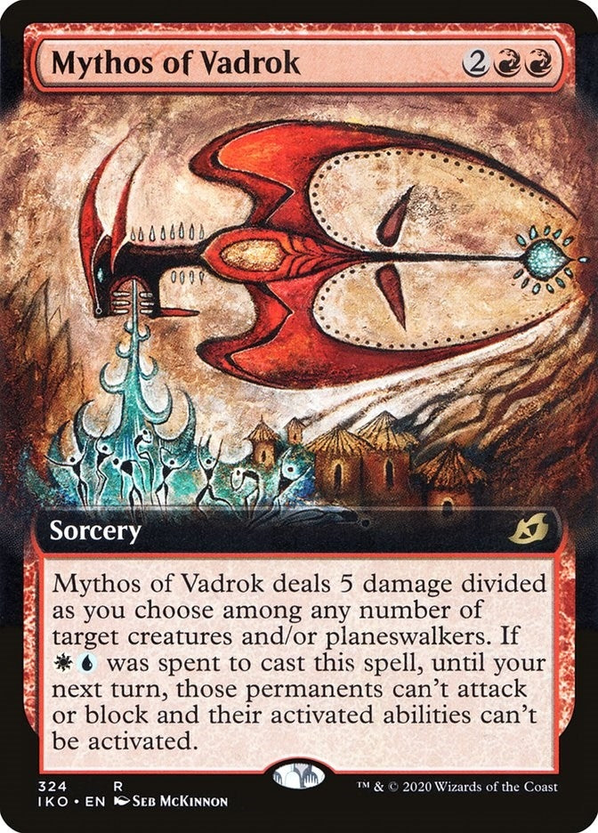Image for Mythos of Vadrok (Extended Art) (324) (Ikoria: Lair of Behemoths) - Magic: The Gathering