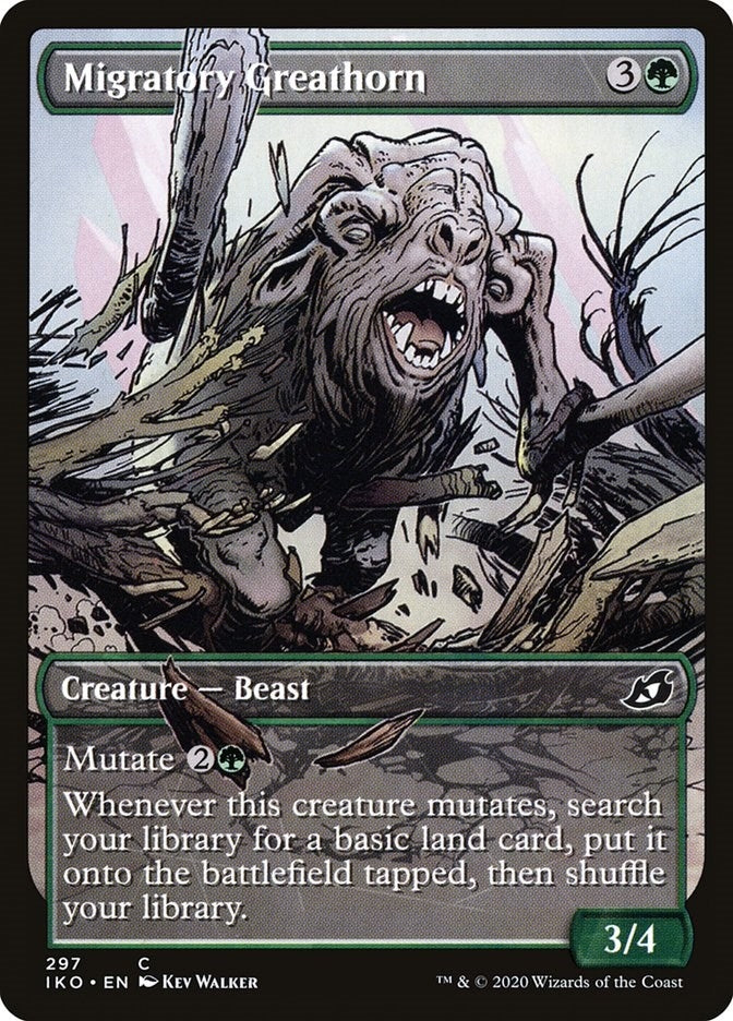 Image for Migratory Greathorn (Showcase) (297) (Ikoria: Lair of Behemoths) - Magic: The Gathering