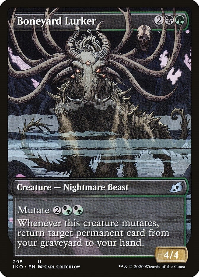 Image for Boneyard Lurker (Showcase) (298) (Ikoria: Lair of Behemoths) - Magic: The Gathering