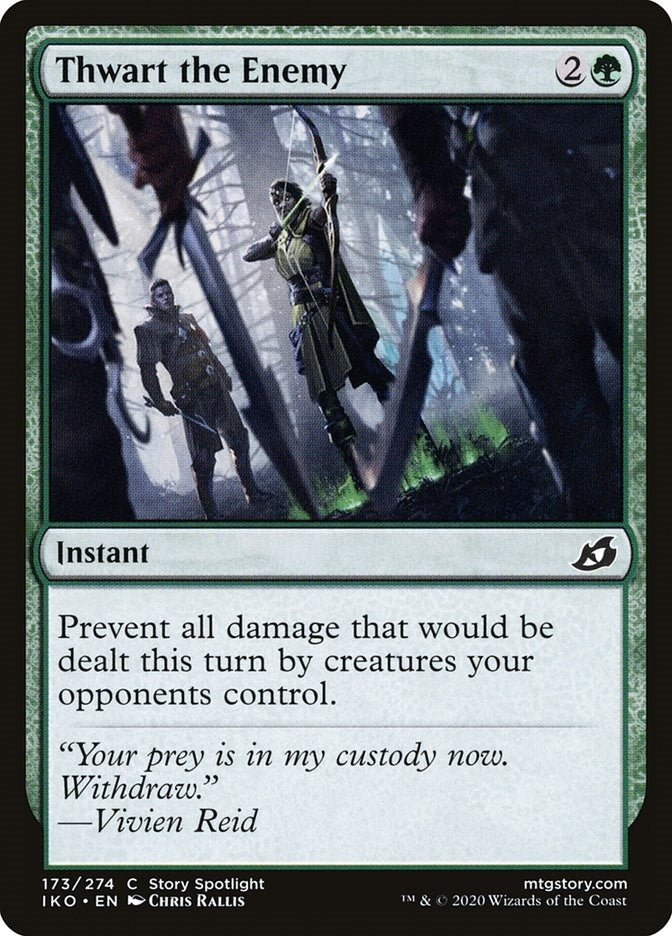 Image for Thwart the Enemy (173) (Ikoria: Lair of Behemoths) - Magic: The Gathering