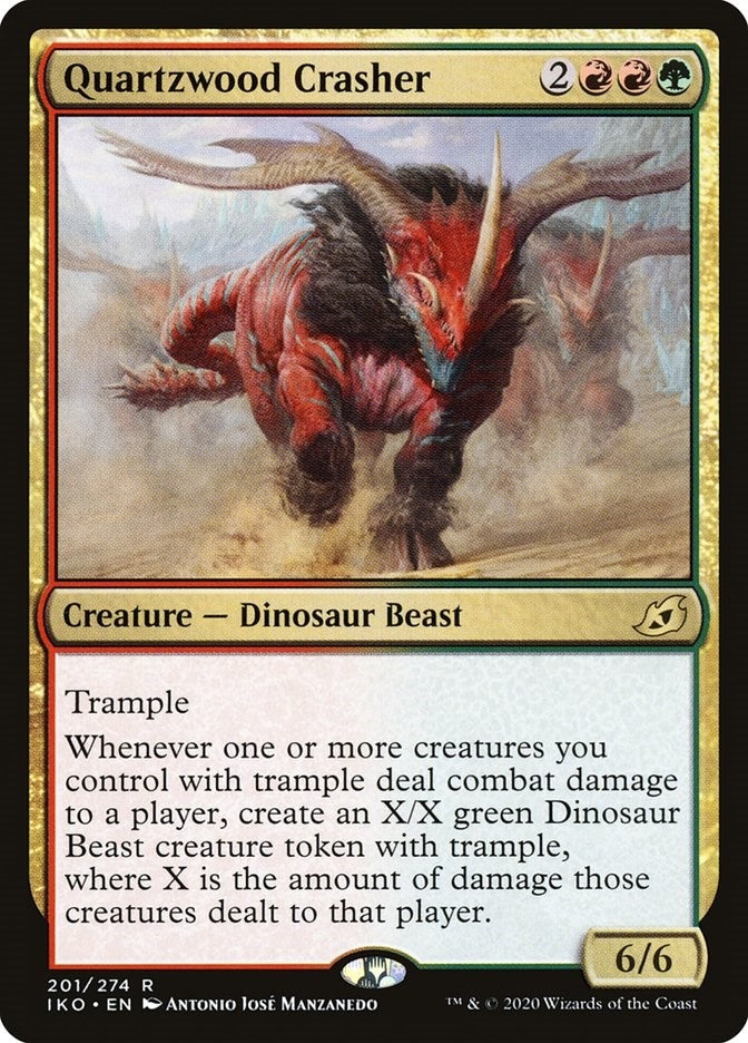 Image for Quartzwood Crasher (201) (Ikoria: Lair of Behemoths) - Magic: The Gathering