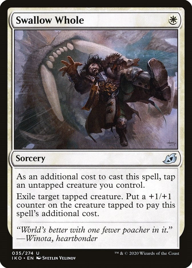 Image for Swallow Whole (35) (Ikoria: Lair of Behemoths) - Magic: The Gathering