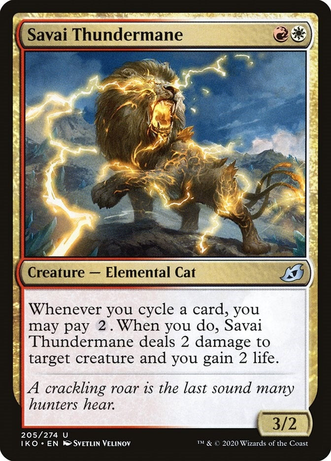 Image for Savai Thundermane (205) (Ikoria: Lair of Behemoths) - Magic: The Gathering