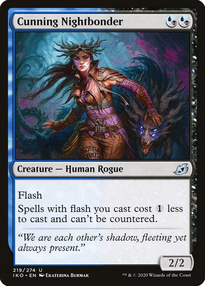 Image for Cunning Nightbonder (219) (Ikoria: Lair of Behemoths) - Magic: The Gathering