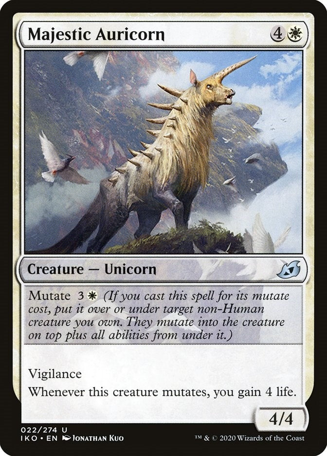 Image for Majestic Auricorn (22) (Ikoria: Lair of Behemoths) - Magic: The Gathering