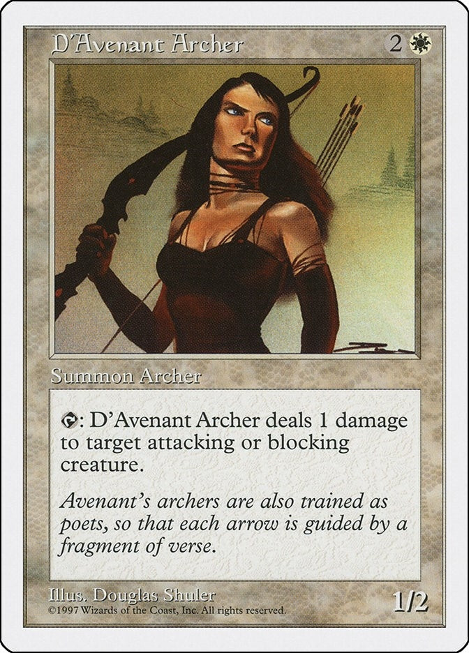 D'Avenant Archer (Fifth Edition)