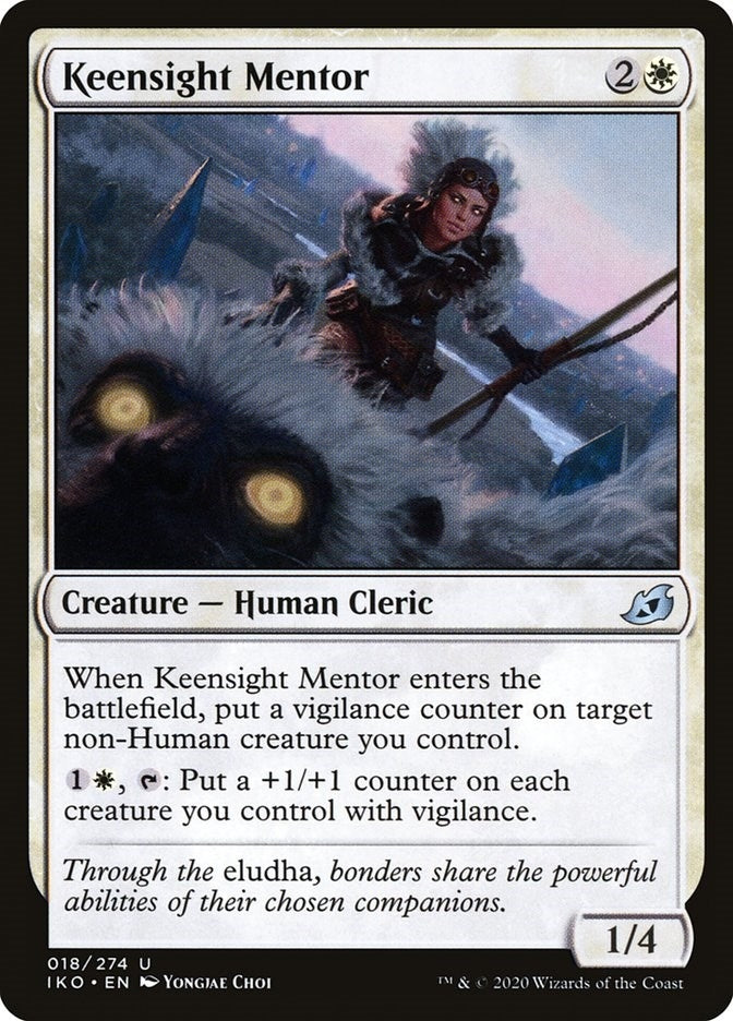 Image for Keensight Mentor (18) (Ikoria: Lair of Behemoths) - Magic: The Gathering