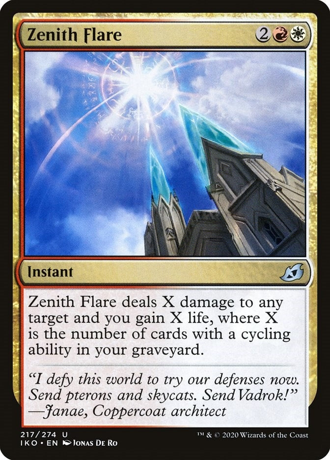 Image for Zenith Flare (217) (Ikoria: Lair of Behemoths) - Magic: The Gathering