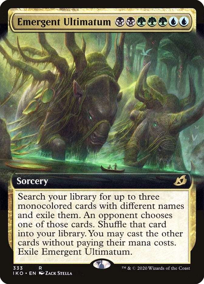 Image for Emergent Ultimatum (Extended Art) (333) (Ikoria: Lair of Behemoths) - Magic: The Gathering