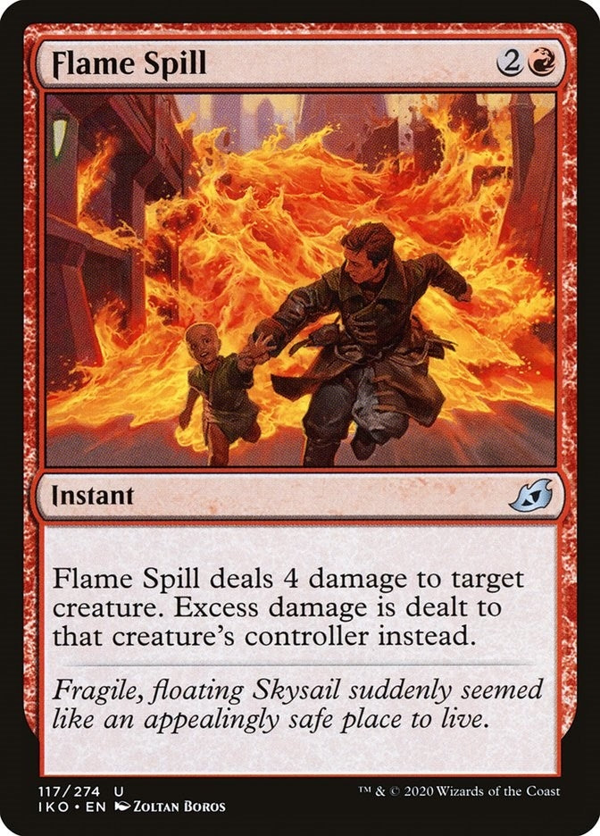 Image for Flame Spill (117) (Ikoria: Lair of Behemoths) - Magic: The Gathering
