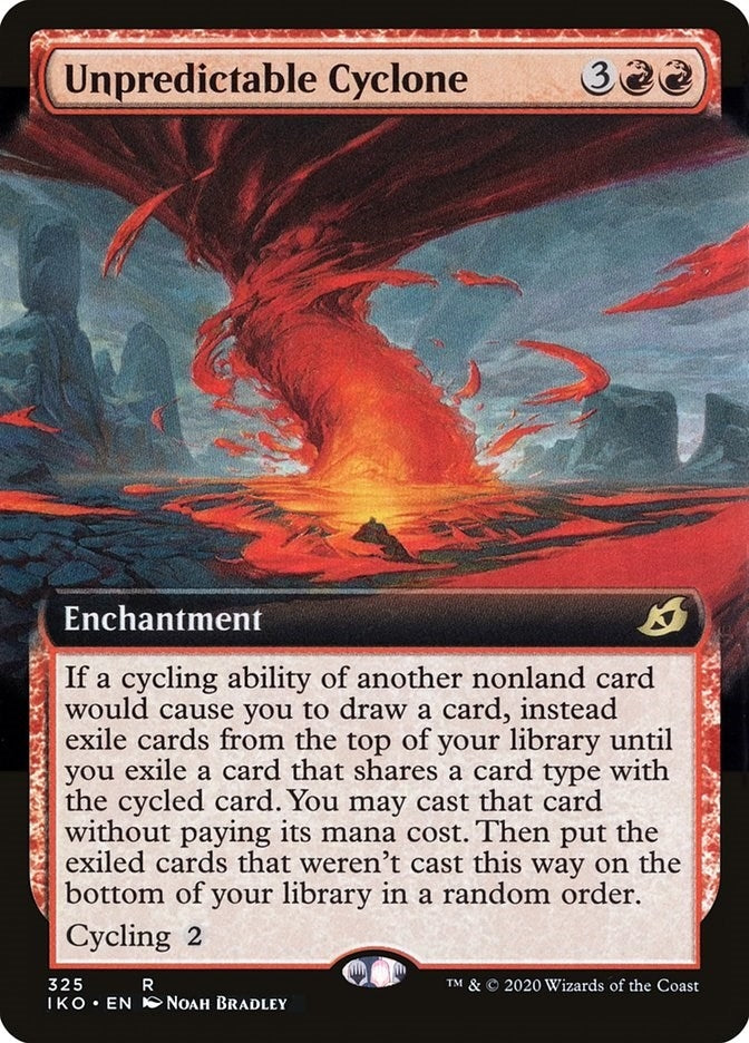 Image for Unpredictable Cyclone (Extended Art) (325) (Ikoria: Lair of Behemoths) - Magic: The Gathering