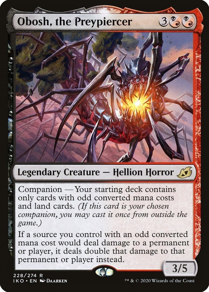 Image for Obosh, the Preypiercer (228) (Ikoria: Lair of Behemoths) - Magic: The Gathering