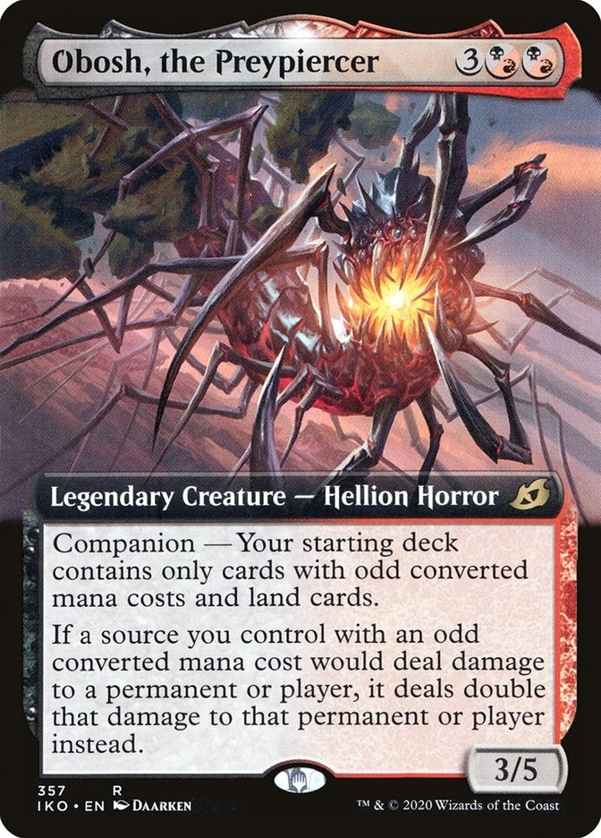 Image for Obosh, the Preypiercer (Extended Art) (357) (Ikoria: Lair of Behemoths) - Magic: The Gathering
