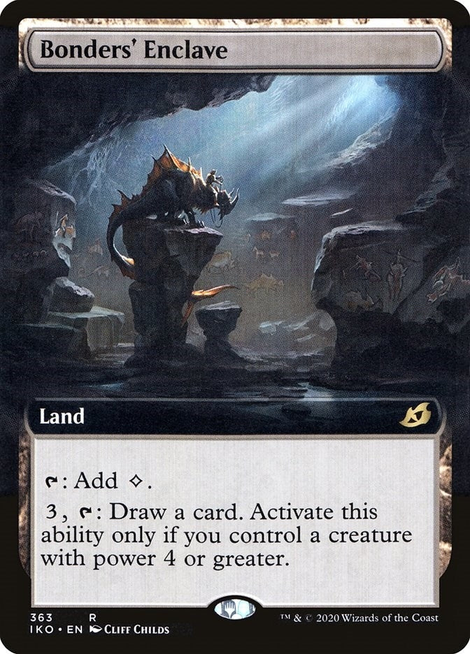 Image for Bonders' Enclave (Extended Art) (363) (Ikoria: Lair of Behemoths) - Magic: The Gathering