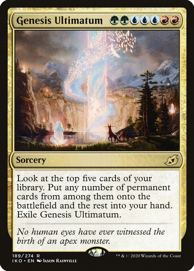 Image for Genesis Ultimatum (189) (Ikoria: Lair of Behemoths) - Magic: The Gathering