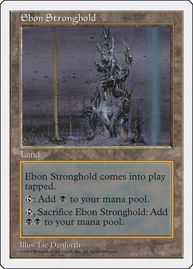 Image for Ebon Stronghold (Fifth Edition) - Magic: The Gathering