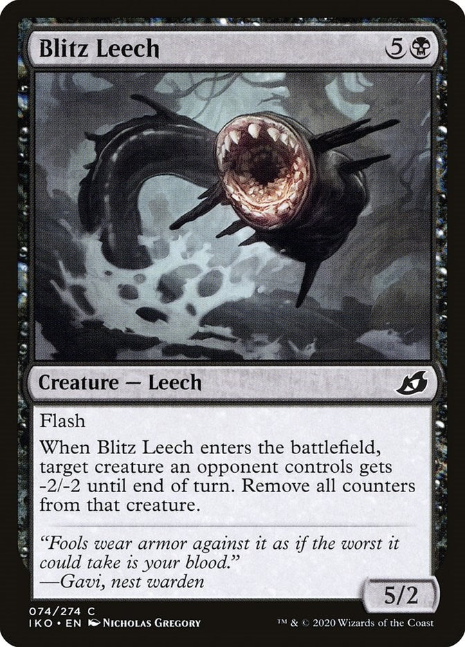 Image for Blitz Leech (74) (Ikoria: Lair of Behemoths) - Magic: The Gathering