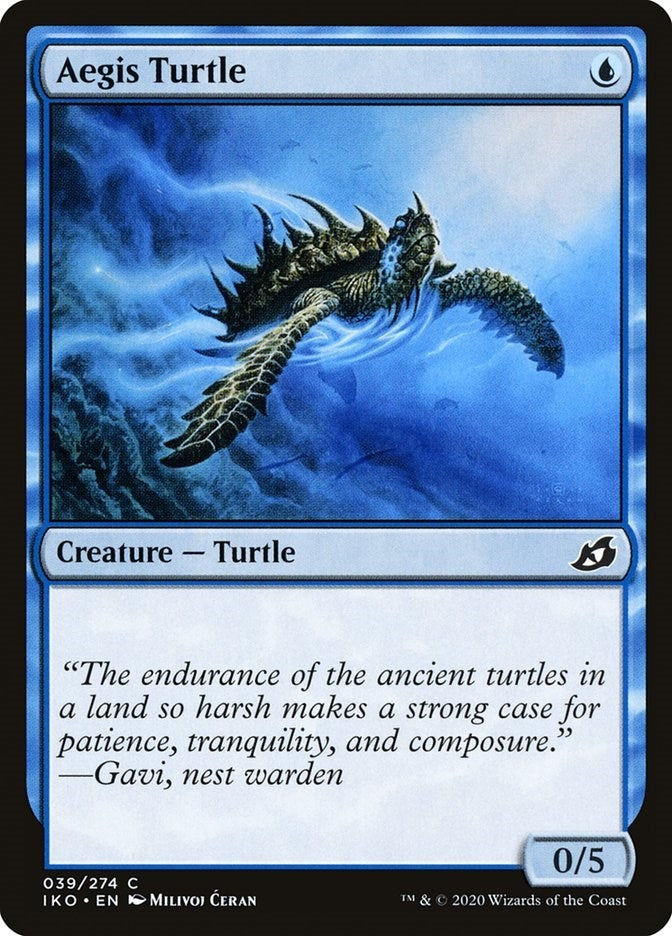 Image for Aegis Turtle (39) (Ikoria: Lair of Behemoths) - Magic: The Gathering