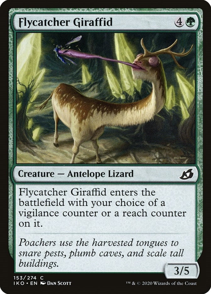Image for Flycatcher Giraffid (153) (Ikoria: Lair of Behemoths) - Magic: The Gathering