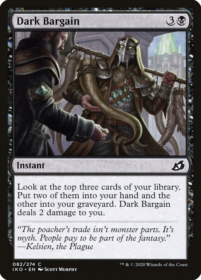 Image for Dark Bargain (82) (Ikoria: Lair of Behemoths) - Magic: The Gathering
