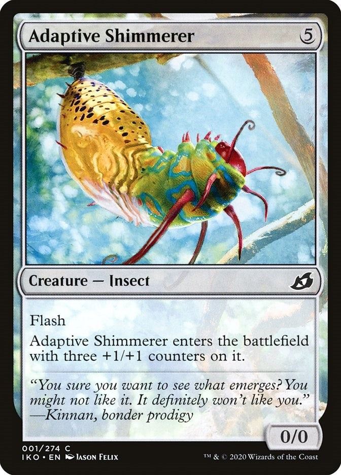 Image for Adaptive Shimmerer (1) (IKO) - Magic: The Gathering