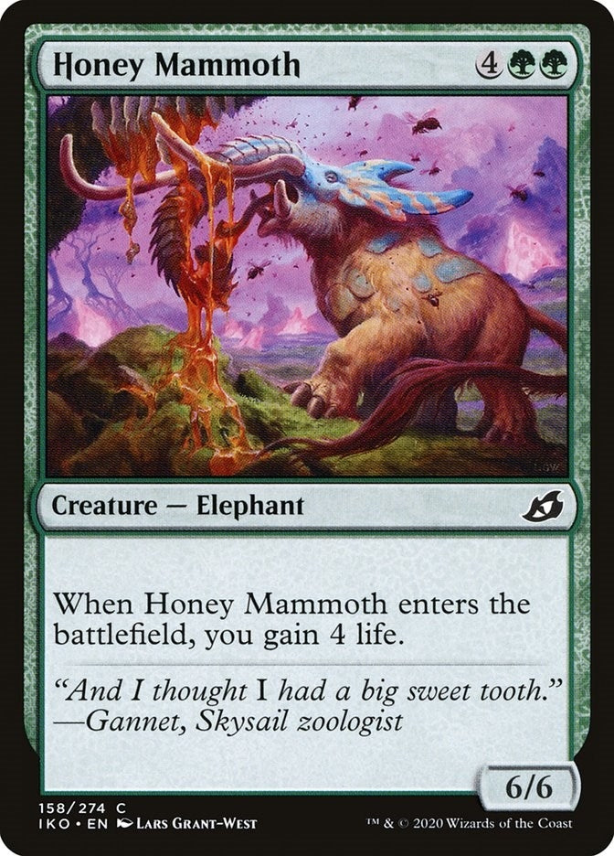 Image for Honey Mammoth (158) (Ikoria: Lair of Behemoths) - Magic: The Gathering